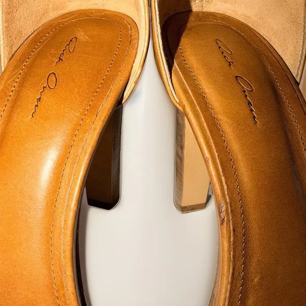 Rick Owens Hydra Sandal Honey Brown Diamond Crystal Platform Heel 41 US 10 1/2